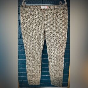 Patterned Green Jeans (Skinny)